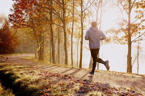 man running